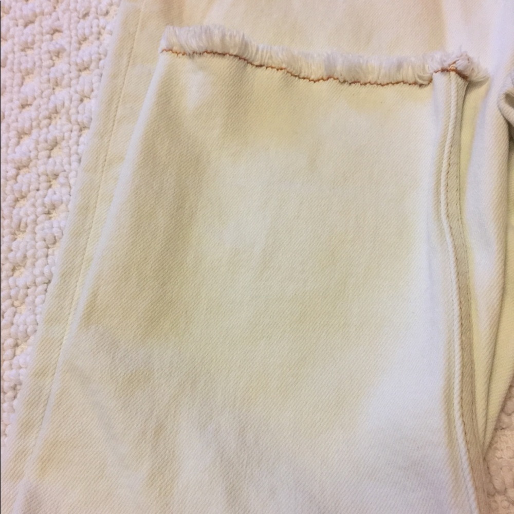 - MAJE Paoline Blanc Straight 10.5 Rise Jeans - Picture 9 of 13